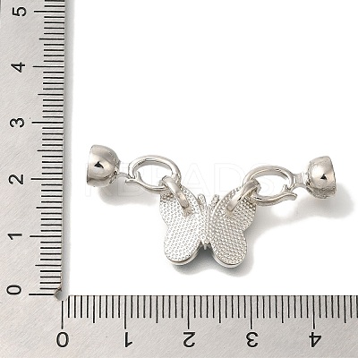 Brass & Abalone & Shell Fold Over Clasps KK-K389-129P-1