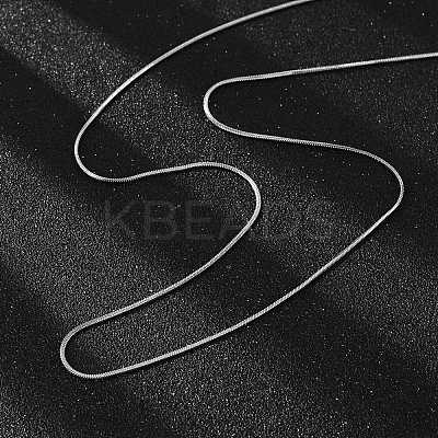 Tarnish Resistant 304 Stainless Steel Snake Chain Necklaces NJEW-F112-39-1