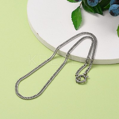 304 Stainless Steel Diamond Cut Chunky Curb Chains NJEW-JN03213-1
