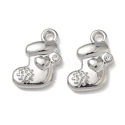 Christmas Alloy Crystal Rhinestone Pendants FIND-L026-01I-P-1