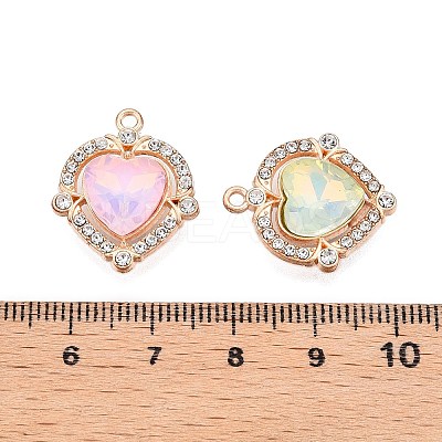 Alloy Glass Pendants PALLOY-N176-78KCG-1