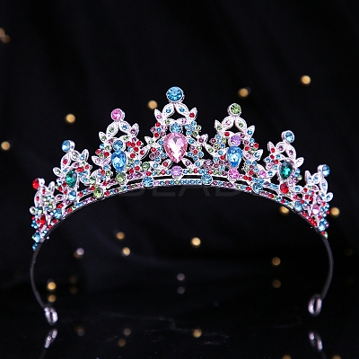 Children's Alloy Rhinestone Crown Hair Bands PW-WGC6E7E-01-1
