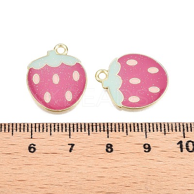 Light Gold Plated Alloy Enamel Pendants LS-PALLOY-N176-26B-RS-1