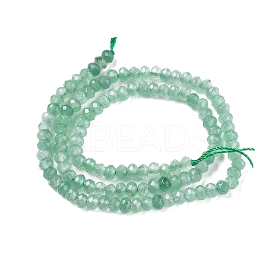 Dyed Natural Malaysia Jade Rondelle Beads Strands G-E316-2x4mm-40-1