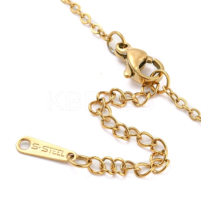 304 Stainless Steel Heart Infinity Pendant Necklaces for Women LS-NJEW-A012-02G-1