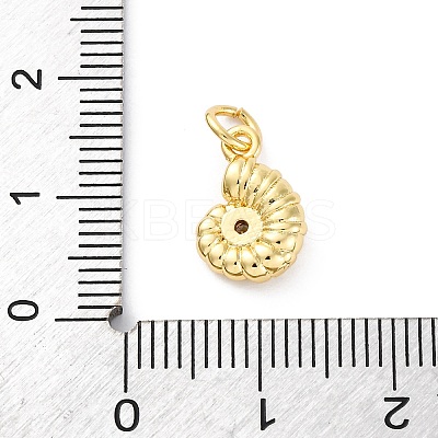 Brass Micro Pave Cubic Zirconia Pendants KK-S510-40G-01-1