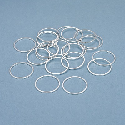 Brass Linking Rings KK-Y003-03G-S-1