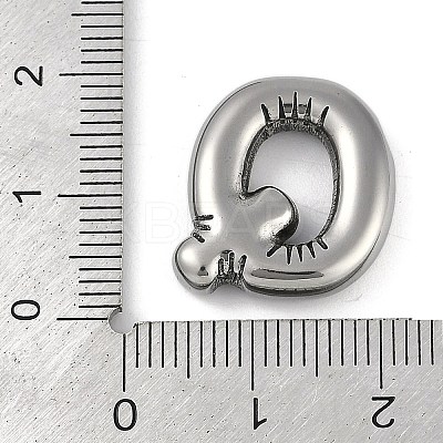 Anti-Tarnish 304 Stainless Steel Pendants STAS-K256-25Q-P-1