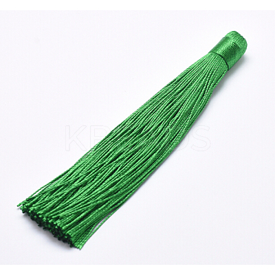 Nylon Tassels Big Pendant Decorations HJEW-G010-B05-1