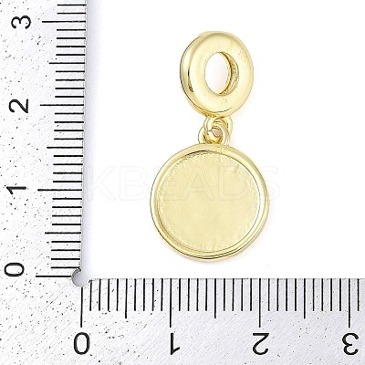 Rack Plating Brass Enamel European Dangle Charms KK-P287-50G-04-1