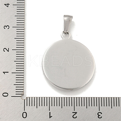 Non-Tarnish 304 Stainless Steel Pendants STAS-C102-13P-1