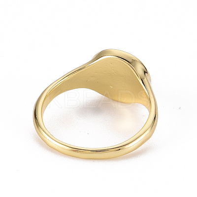 Alloy Enamel Wide Band Rings RJEW-N034-002G-RS-1