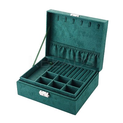 Velvet & Wood Jewelry Boxes VBOX-I001-02C-1