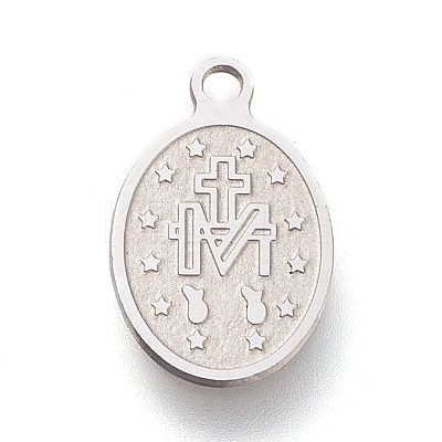 Non-Tarnish 304 Stainless Steel Charms STAS-M228-J01-P-1