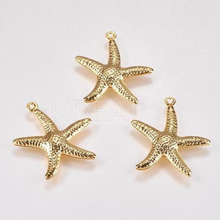 304 Stainless Steel Pendants STAS-G173-08G-1