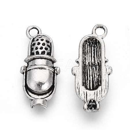Tibetan Style Alloy Pendants TIBE-S309-78AS-NR-1