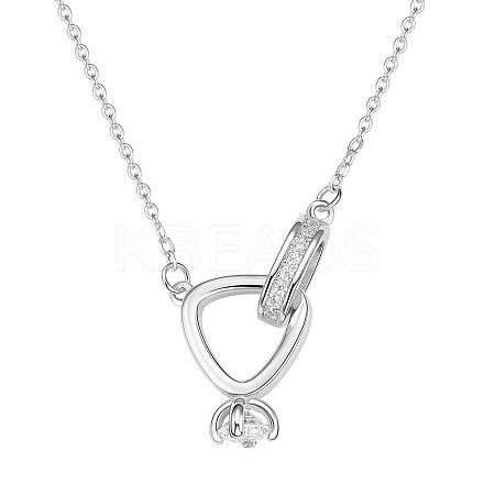 SHEGRACE 925 Sterling Silver Pendant Necklaces JN857A-1