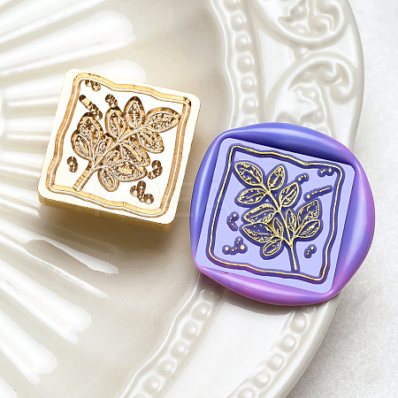 Wax Seal Brass Stamp Heads AJEW-I067-B04-1