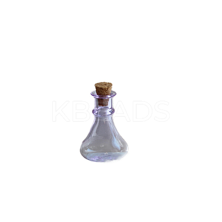 Miniature Glass Empty Wishing Bottles BOTT-PW0006-01H-1
