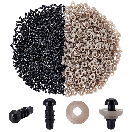 600Pcs Resin Doll Eyes Washers DIY-ME0001-50-1