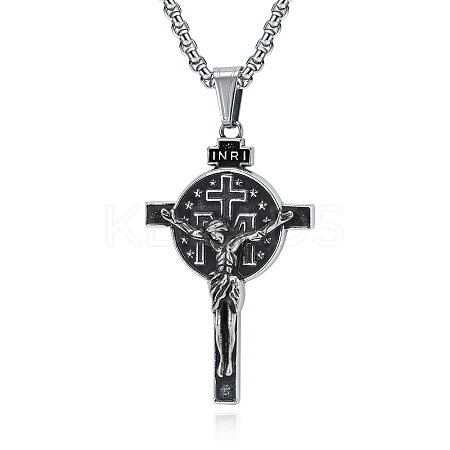 304 Stainless Steel Big Pendants LS-STAS-Z169-02AS-1