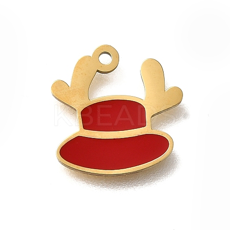 Ion Plating(IP) 304 Stainless Steel Charms STAS-A104-05G-1