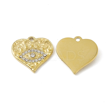 PVD Vacuum Plating 201 Stainless Steel Charms STAS-J401-VC712-1