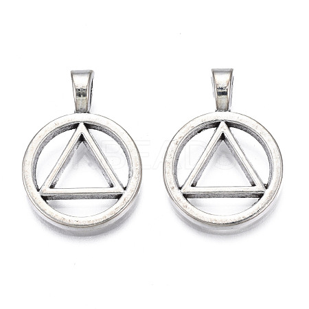 Tibetan Style Alloy Pendants TIBEP-N008-114-1