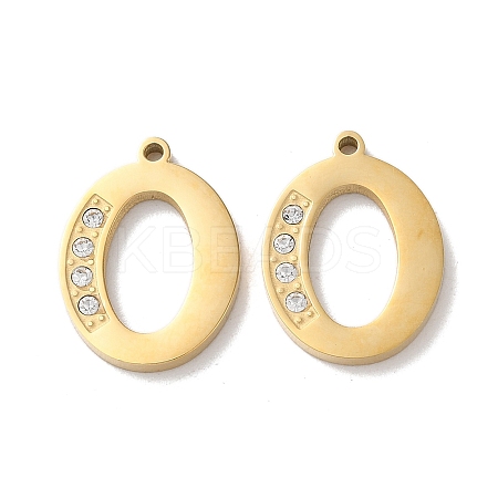 Real 14K Gold Plated 304 Stainless Steel Pendants STAS-L022-157G-O-1