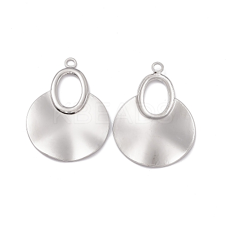 Non-Tarnish 304 Stainless Steel Big Pendants LS-STAS-B031-34P-1