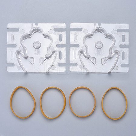 Flower Plastic Candle Molds LS-DIY-I035-12-1