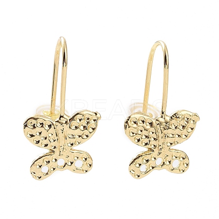 Brass Earrings Hooks KK-A181-VF421-1