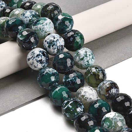 Natural Fire Crackle Agate Beads Strands G-L595-A02-01I-1