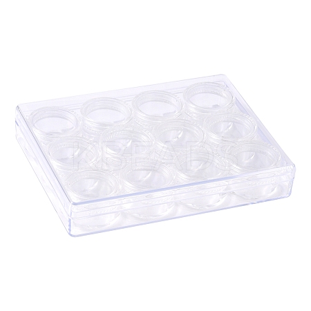 Plastic Bead Storage Containers LS-C089Y-1