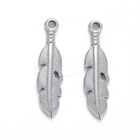 Non-Tarnish 304 Stainless Steel Pendants STAS-K213-04C-P-1