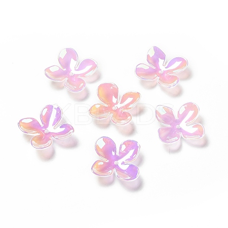 Opaque Acrylic Bead Caps MACR-C009-10-1