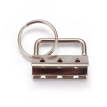 Electroplate Iron Split Key Rings LS-X-IFIN-WH0044-01C-P-1