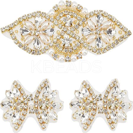 3Pcs 2 Style Hotfix Rhinestone DIY-FG0002-56-1