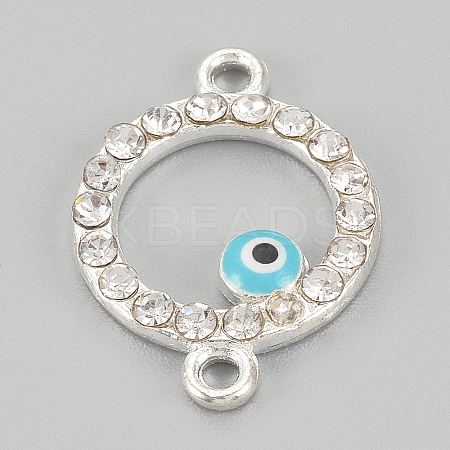 Alloy Rhinestone Links connectors ALRI-S170-23S-1