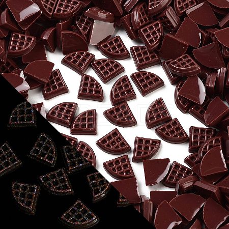 Luminous Resin Imitation Chocolate Decoden Cabochons RESI-K036-28F-02-1
