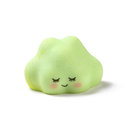 Cute Opaque Resin Cabochons RESI-L037-02F-1