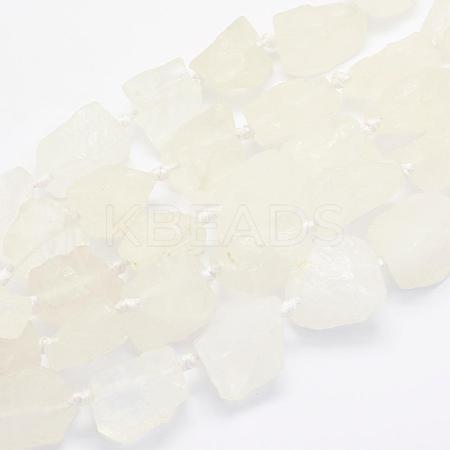 Natural Quartz Crystal Beads Strands G-G697-E01-1