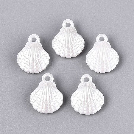 ABS Plastic Imitation Pearl Pendants KY-T041-03-1