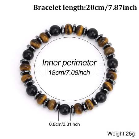 Adjustable Natural Mixed Gemstone Woven Bracelets PW-WG2ABB7-04-1