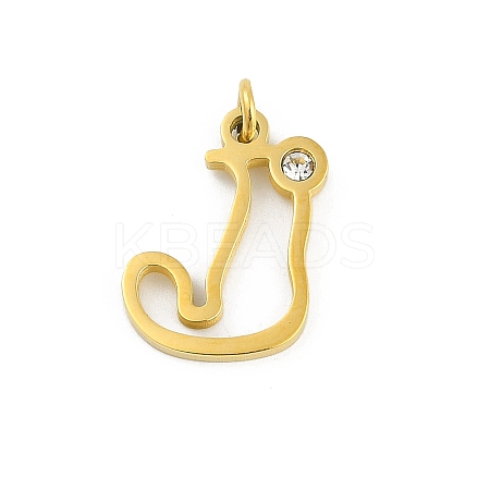 304 Stainless Steel Pendants STAS-R137-01G-J-1