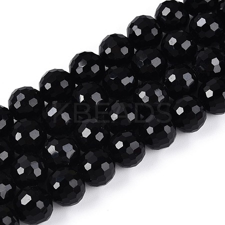 Opaque Solid Color Glass Bead Strands GLAA-R095-P12mm-02-1