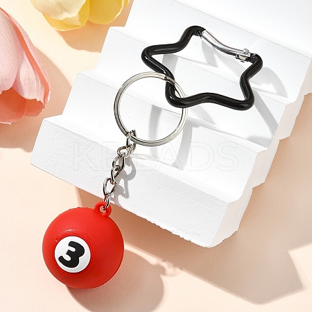 PVC Keychain HJEW-YW00041-03-1