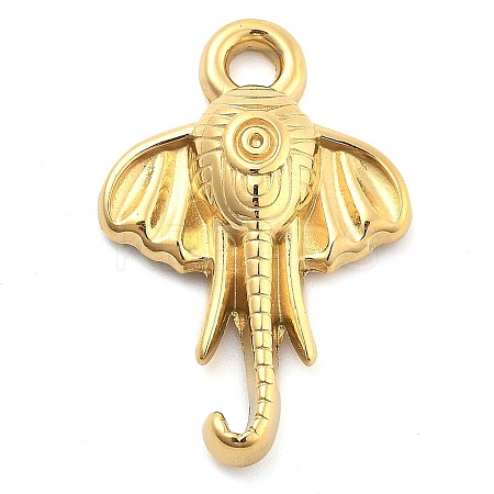 Ion Plating(IP) 304 Stainless Steel Pendants STAS-P379-07B-G-1