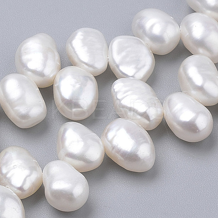 Natural Cultured Freshwater Pearl Beads Strands PEAR-S012-34-1