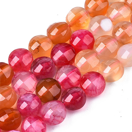Natural Agate Beads Strands X-G-N326-100A-04-1
